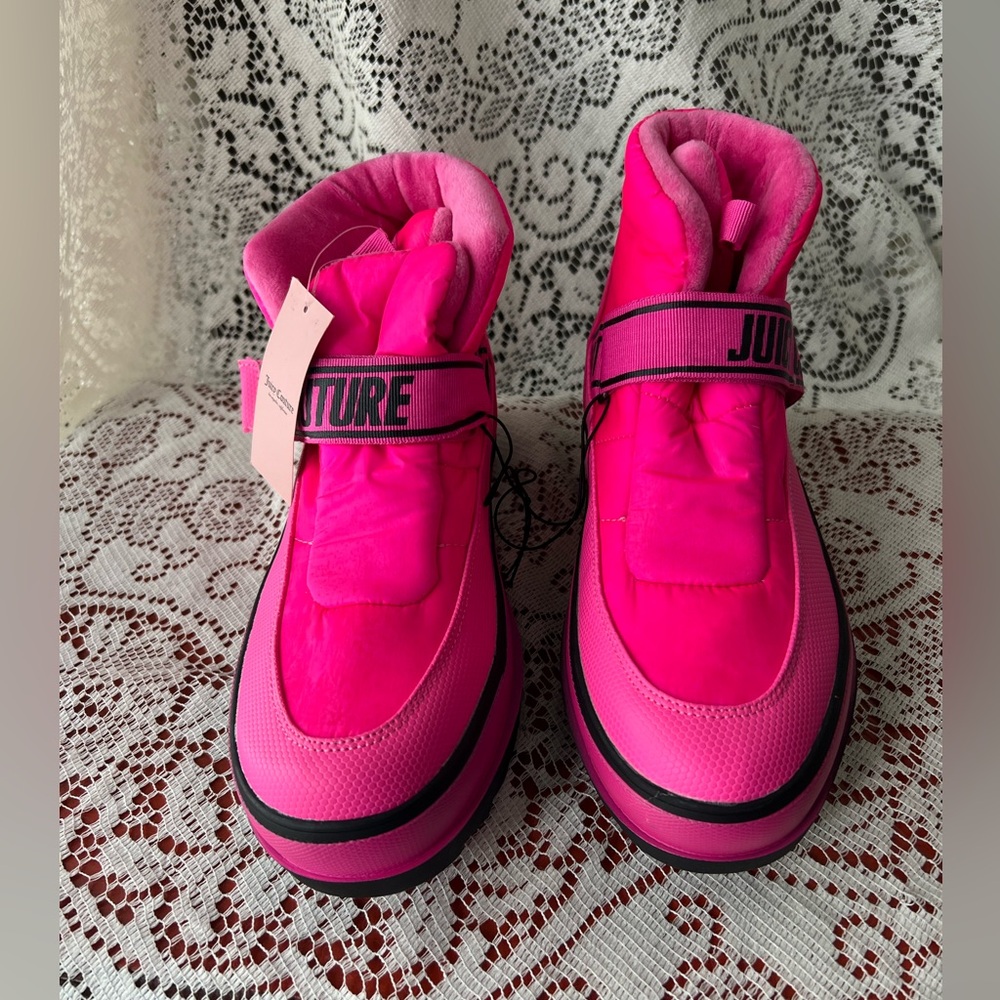 NWT Juicy Couture Veronica Puffer Snow Boots sz 9 moon boot - Picture 1 of 7